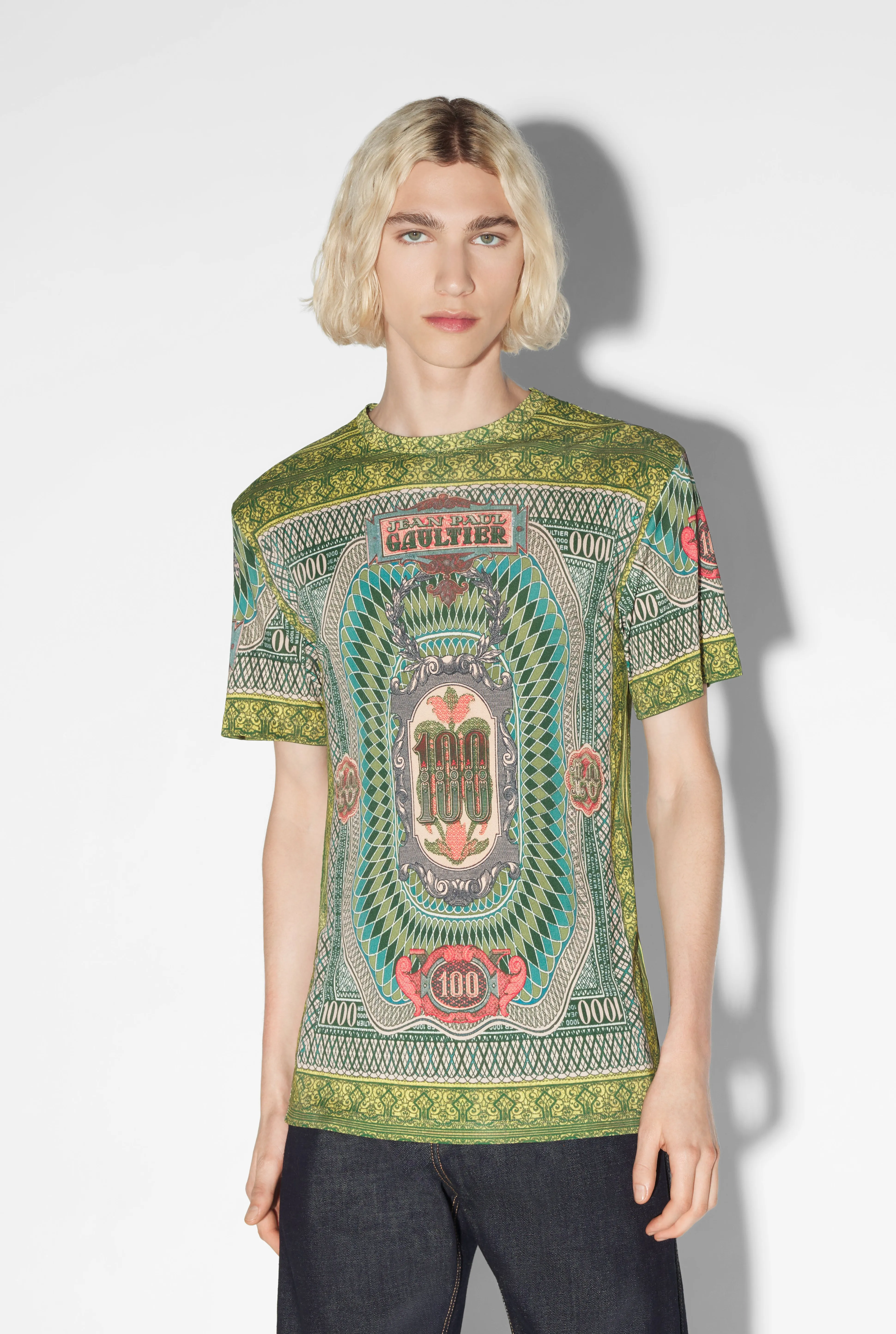 Jean Paul Gaultier The Banknote T-Shirt> Iconic Prints