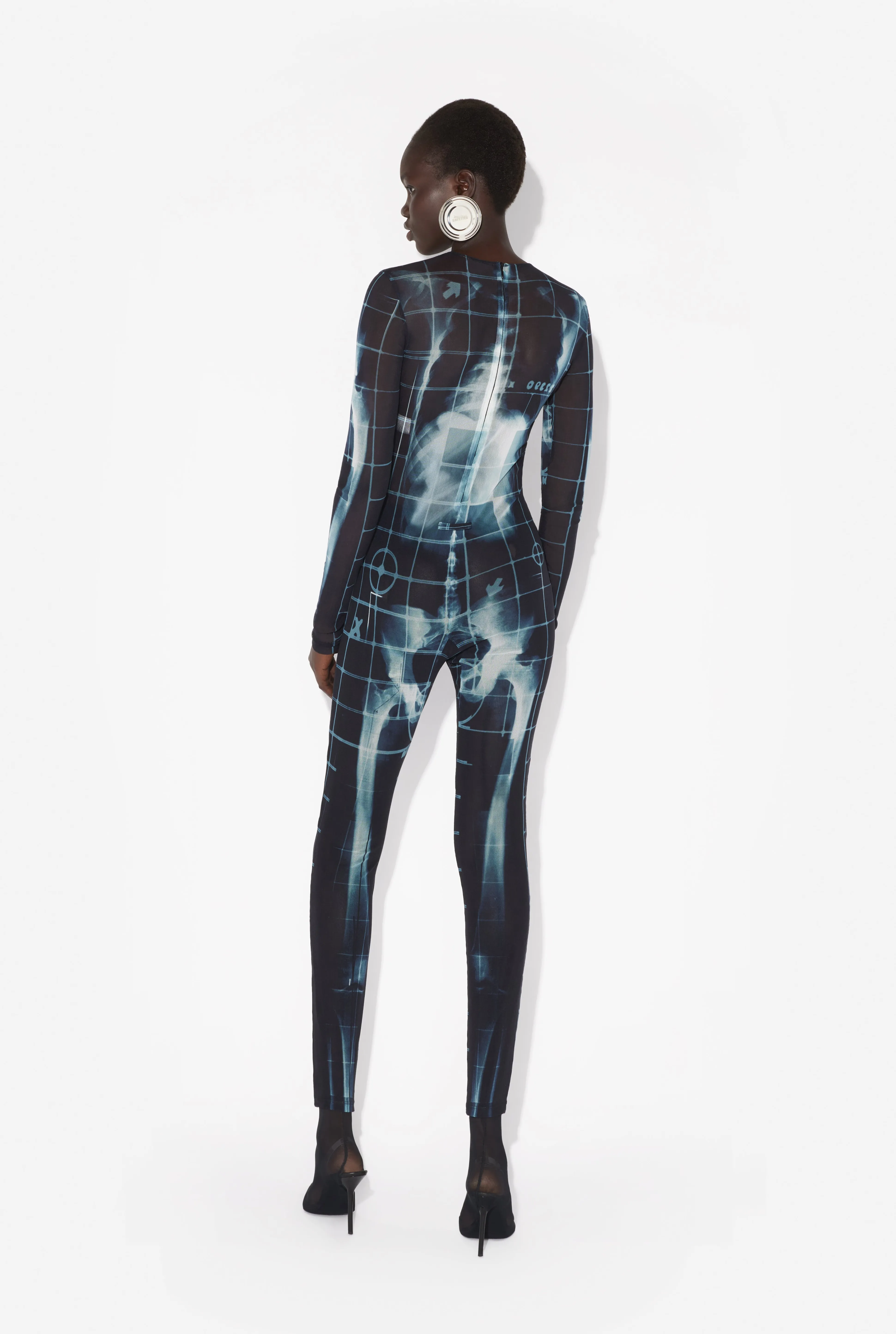 Jean Paul Gaultier The Black Squeletor Jumpsuit> Prints | Trousers