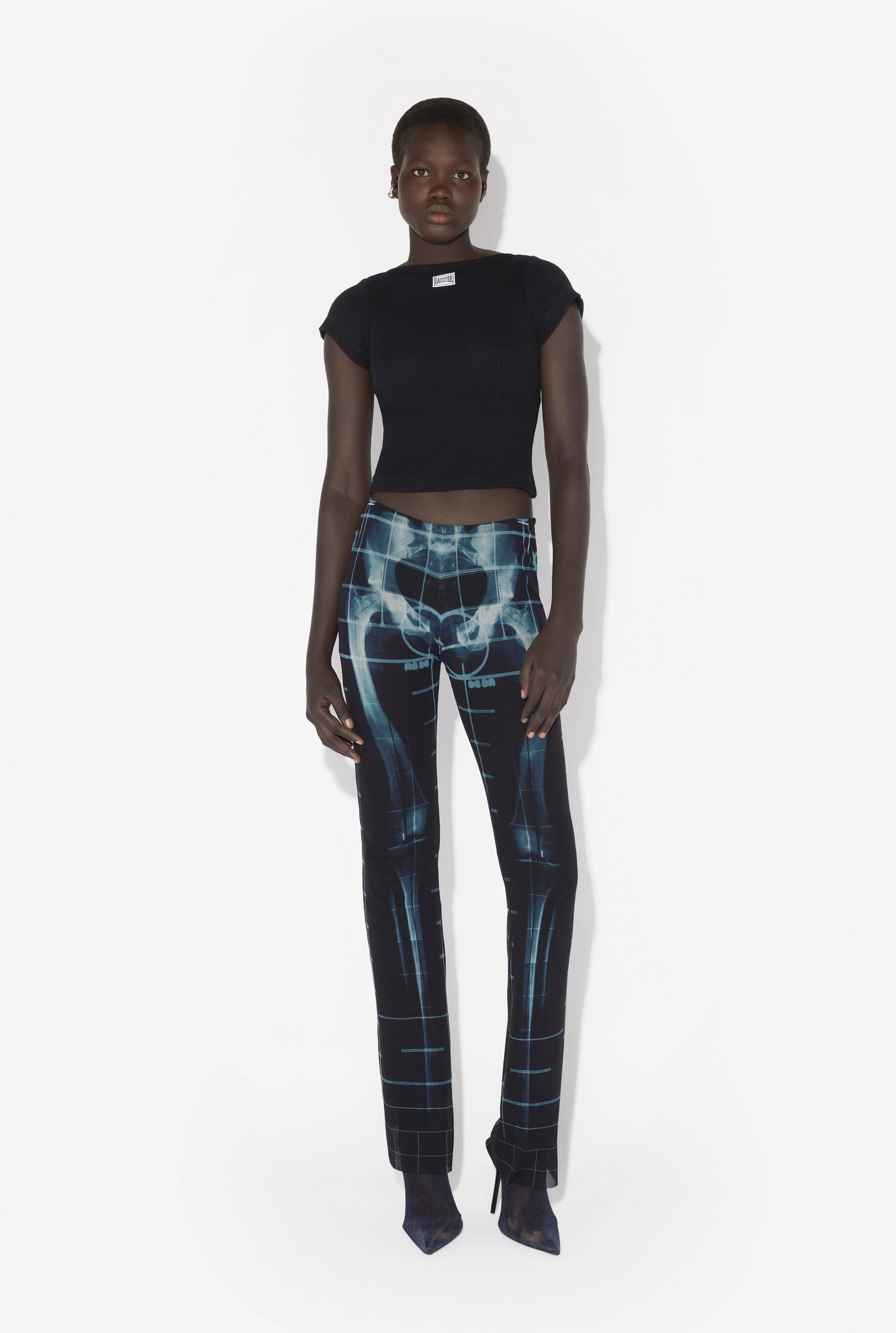 Jean Paul Gaultier The Black Squeletor Pants> Prints | Trousers