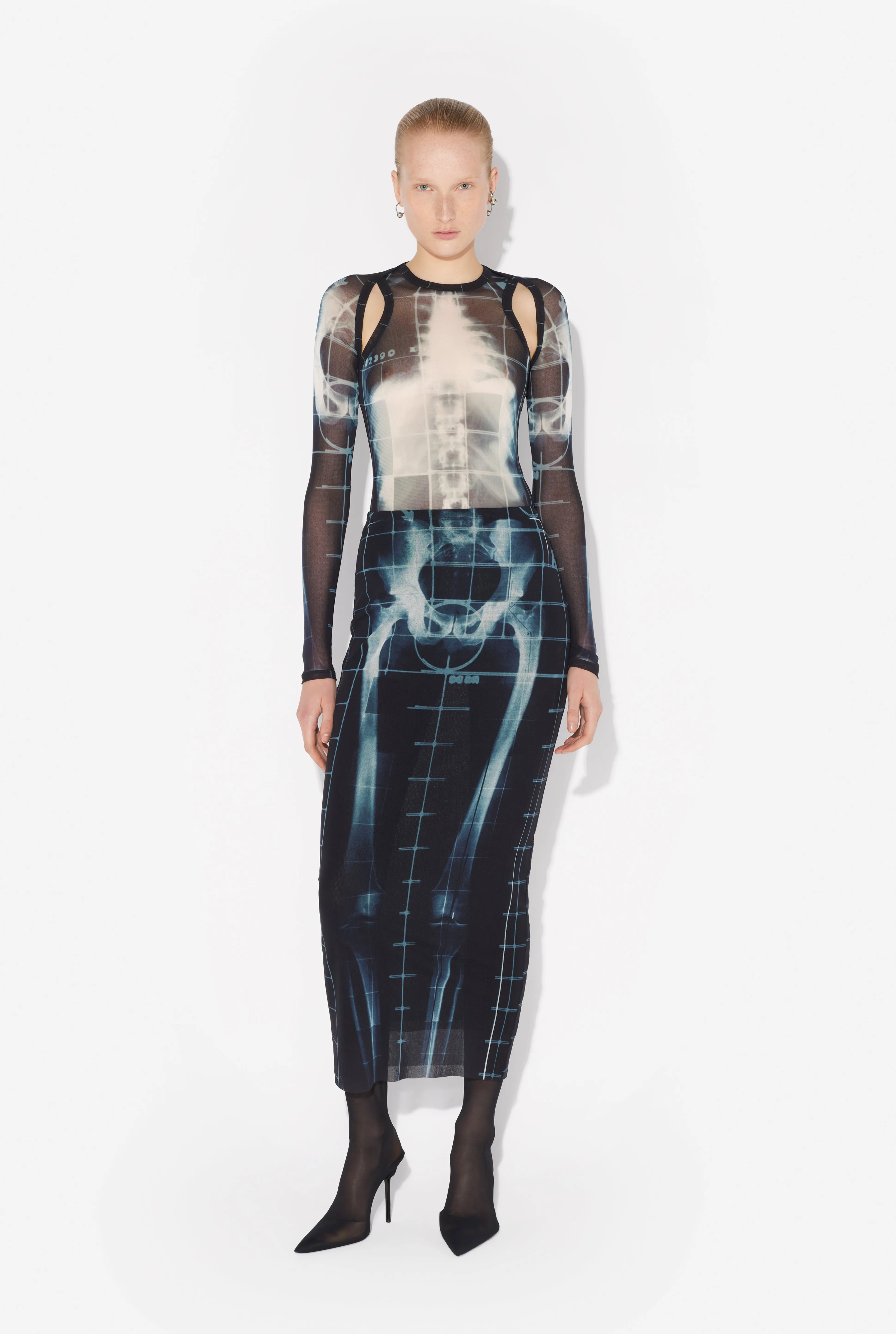 Jean Paul Gaultier The Black Squeletor Sleeves> Prints | Tops