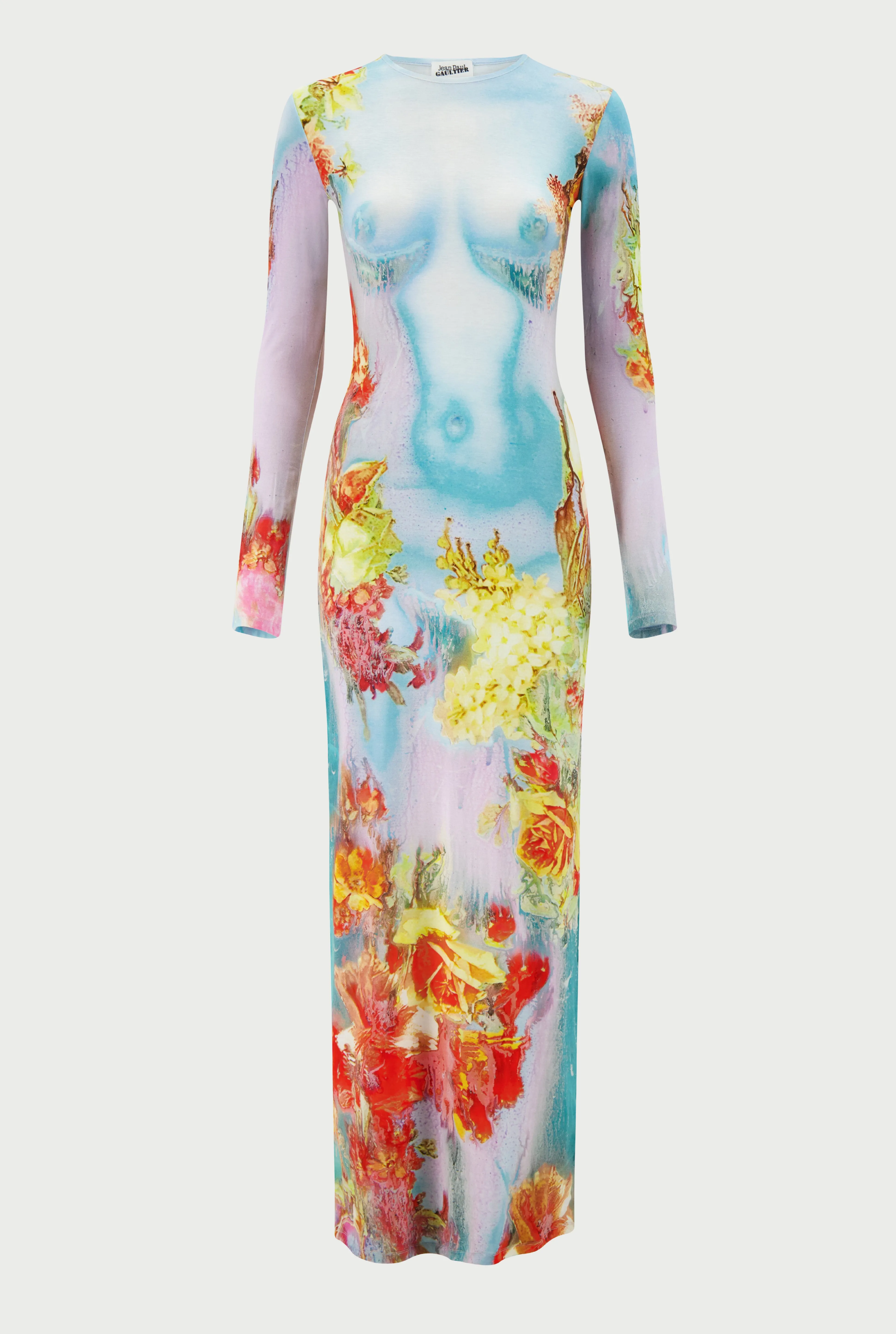 Jean Paul Gaultier The Blue Body Flower Dress> Iconic Prints