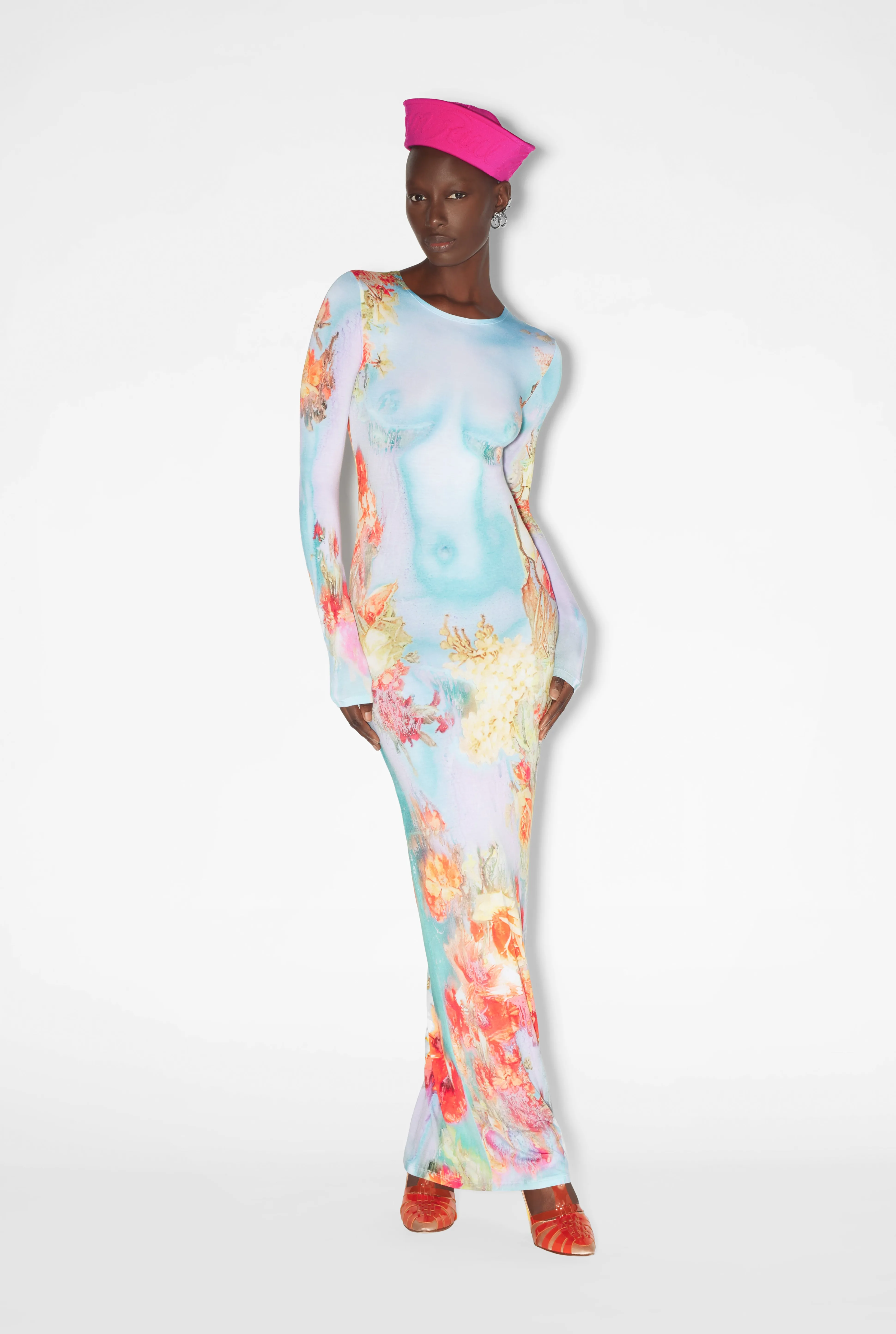 Jean Paul Gaultier The Blue Body Flower Dress> Iconic Prints