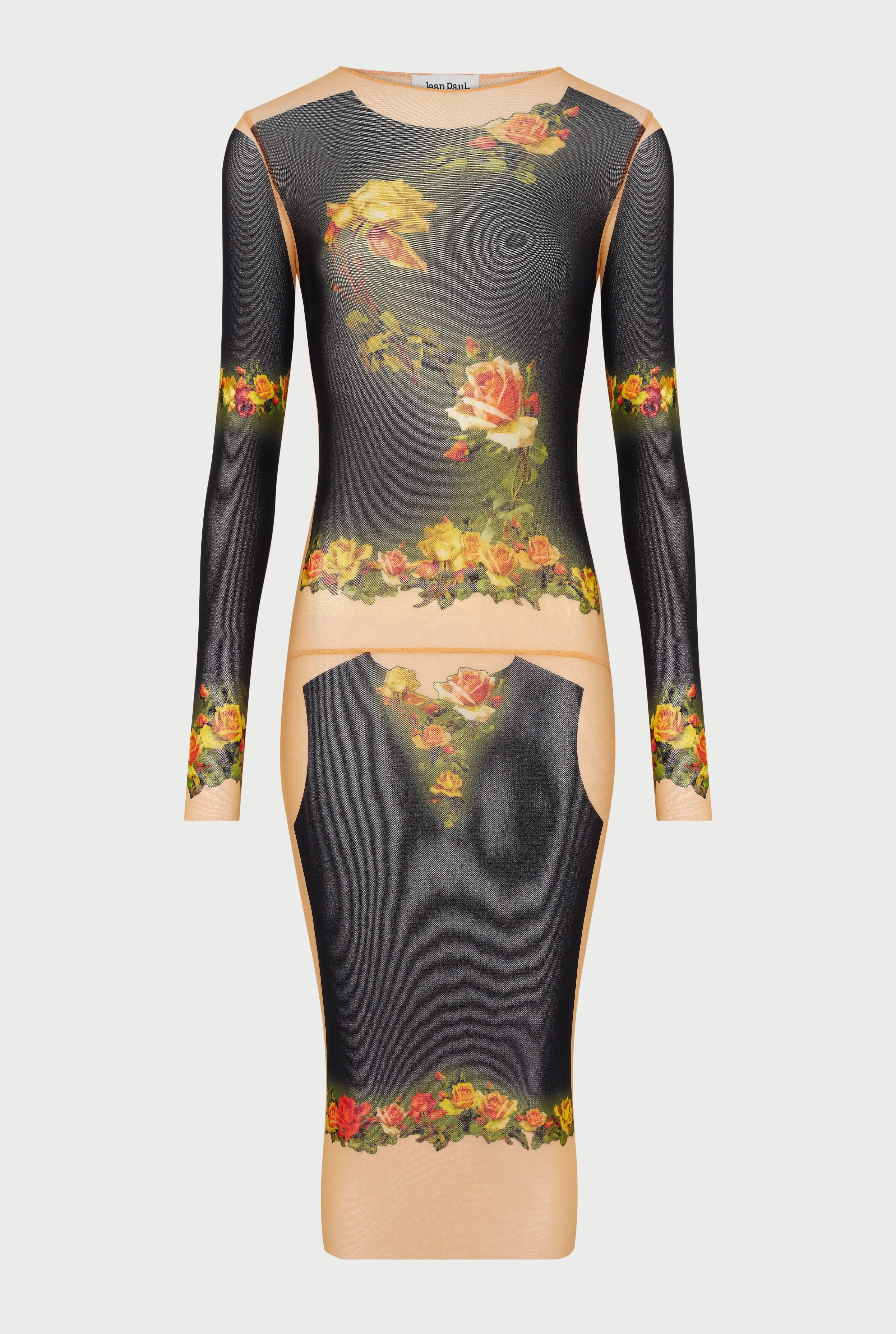 Jean Paul Gaultier The Ecru “Fleurs Petit Grand” Dress> Iconic Prints