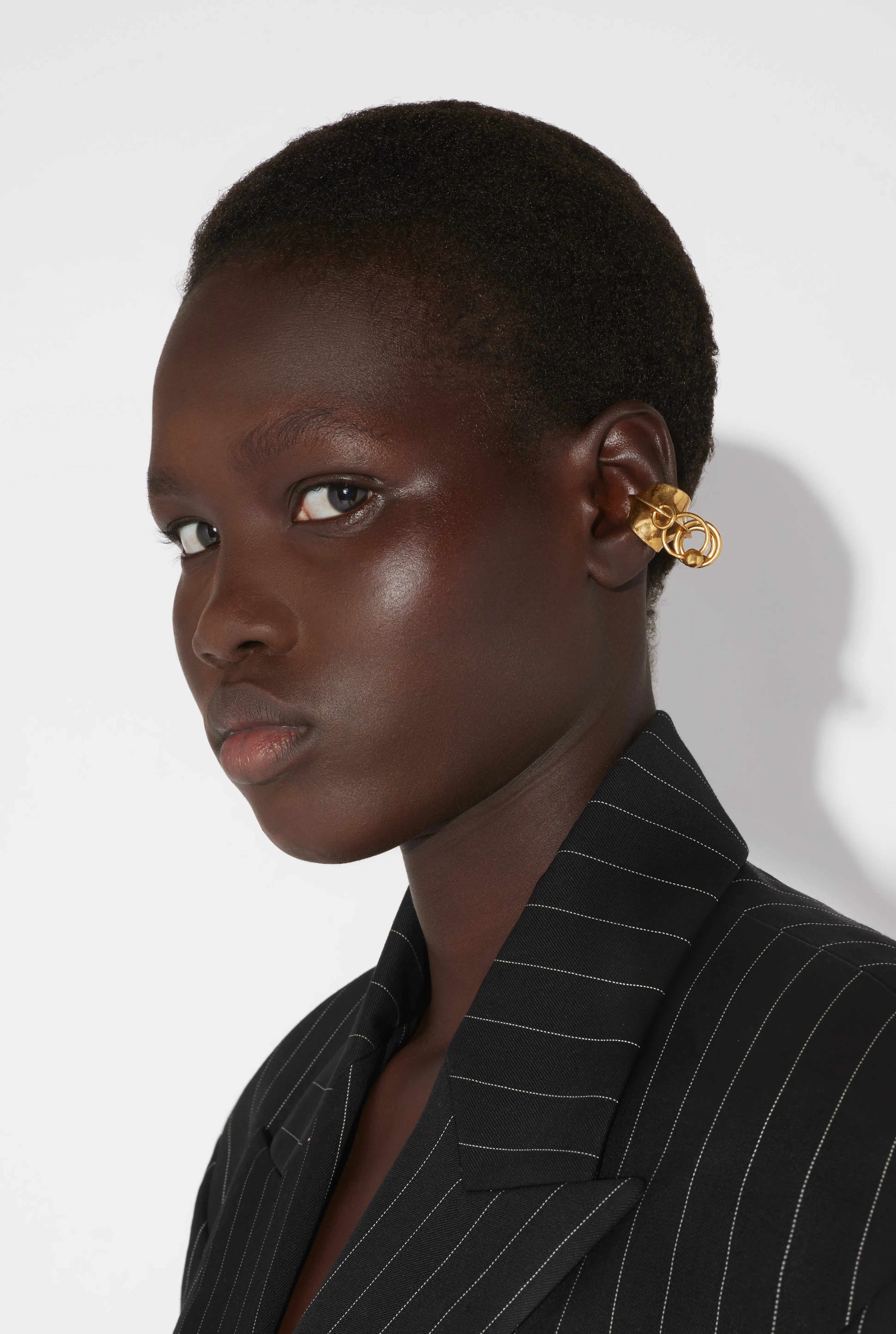 Jean Paul Gaultier The -Toned Multi-Piercing Ear Cuff> Jewelry | Spring 25