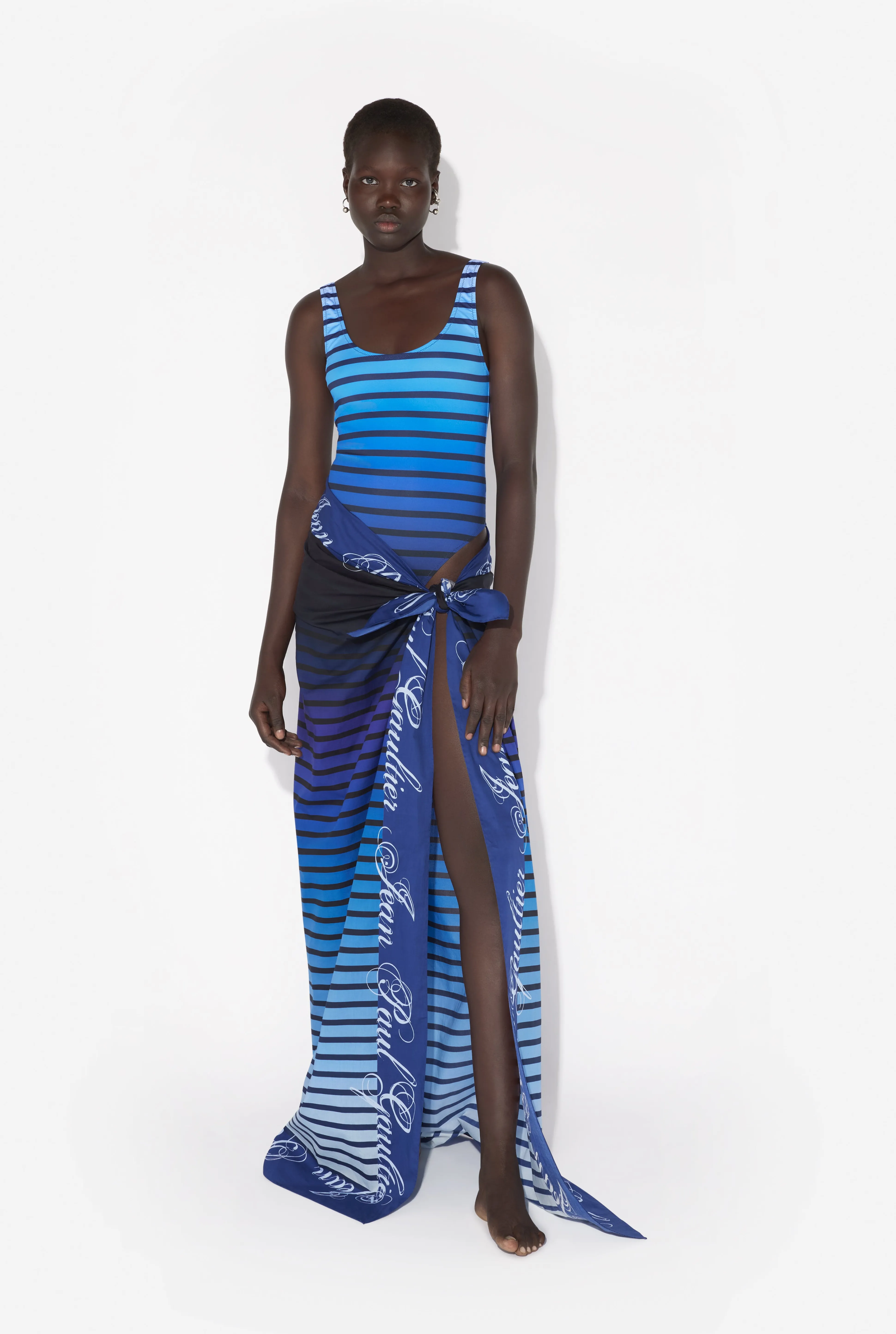 Jean Paul Gaultier The Gradient Marinière Sarong> Swimwear | Accessories