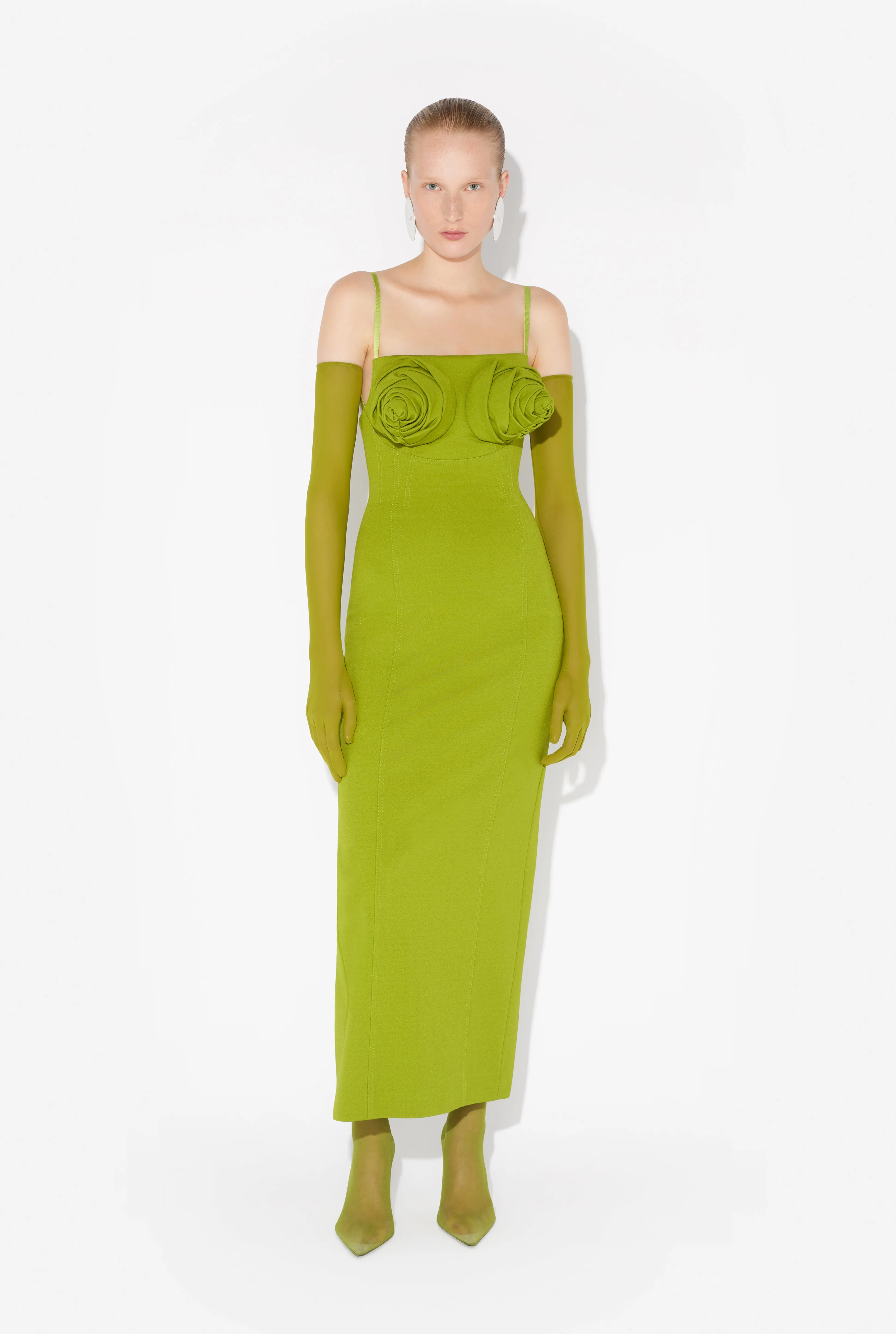 Jean Paul Gaultier The Green Conical Bra Cup Dress> Dresses And Skirts | Spring 25