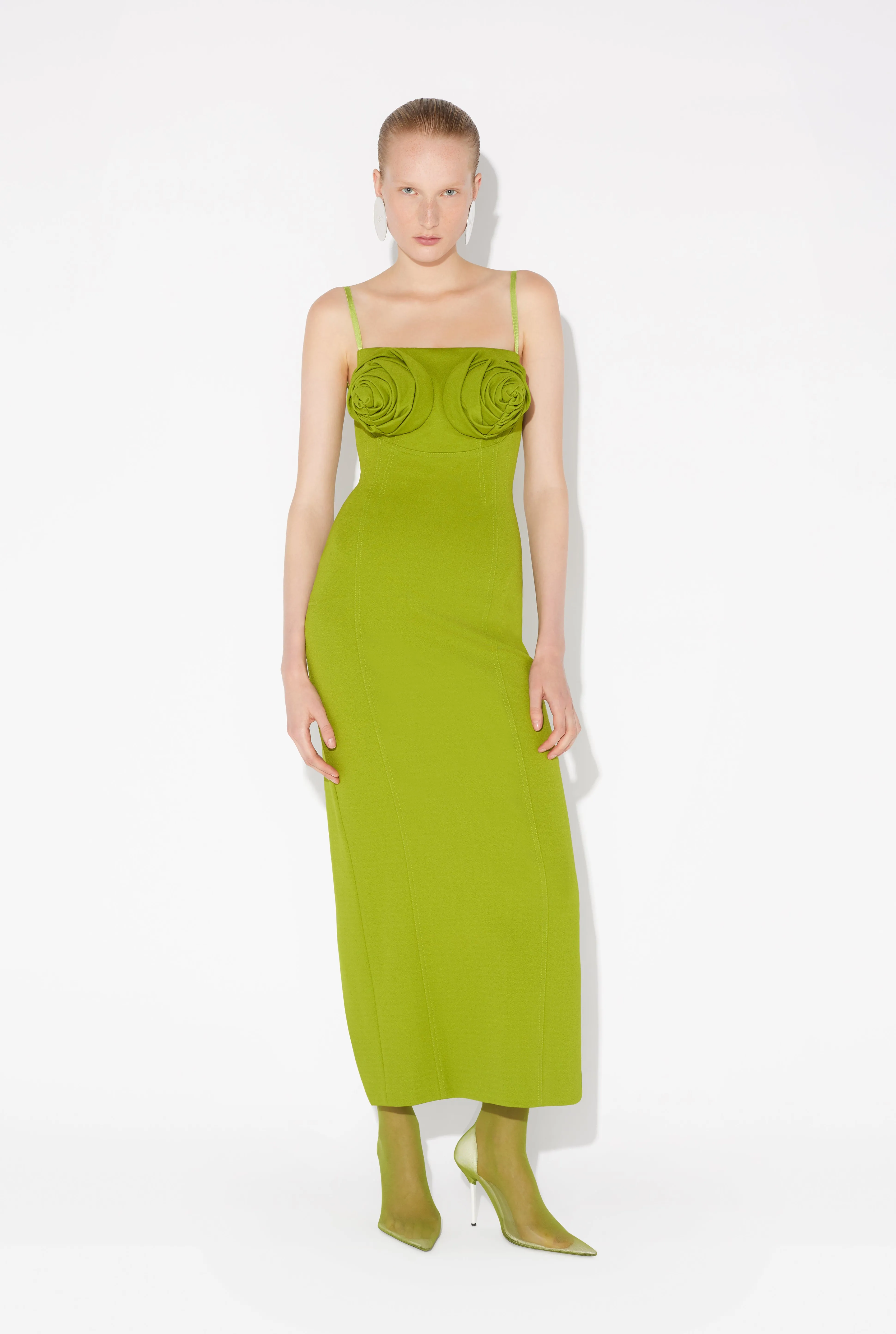 Jean Paul Gaultier The Green Conical Bra Cup Dress> Dresses And Skirts | Spring 25