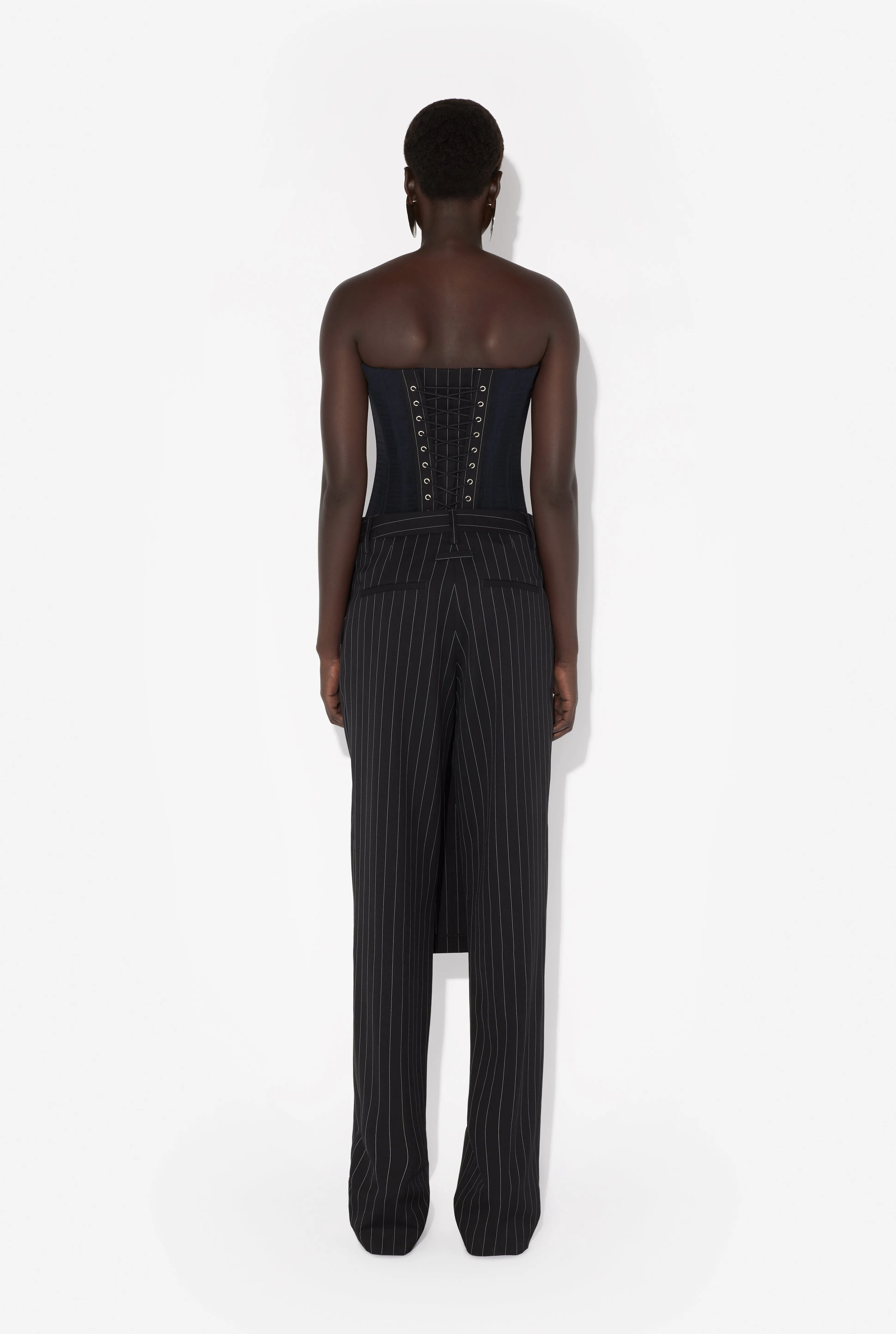 Jean Paul Gaultier The Lace-Up Suit Pant Skirt> Trousers | Spring 25