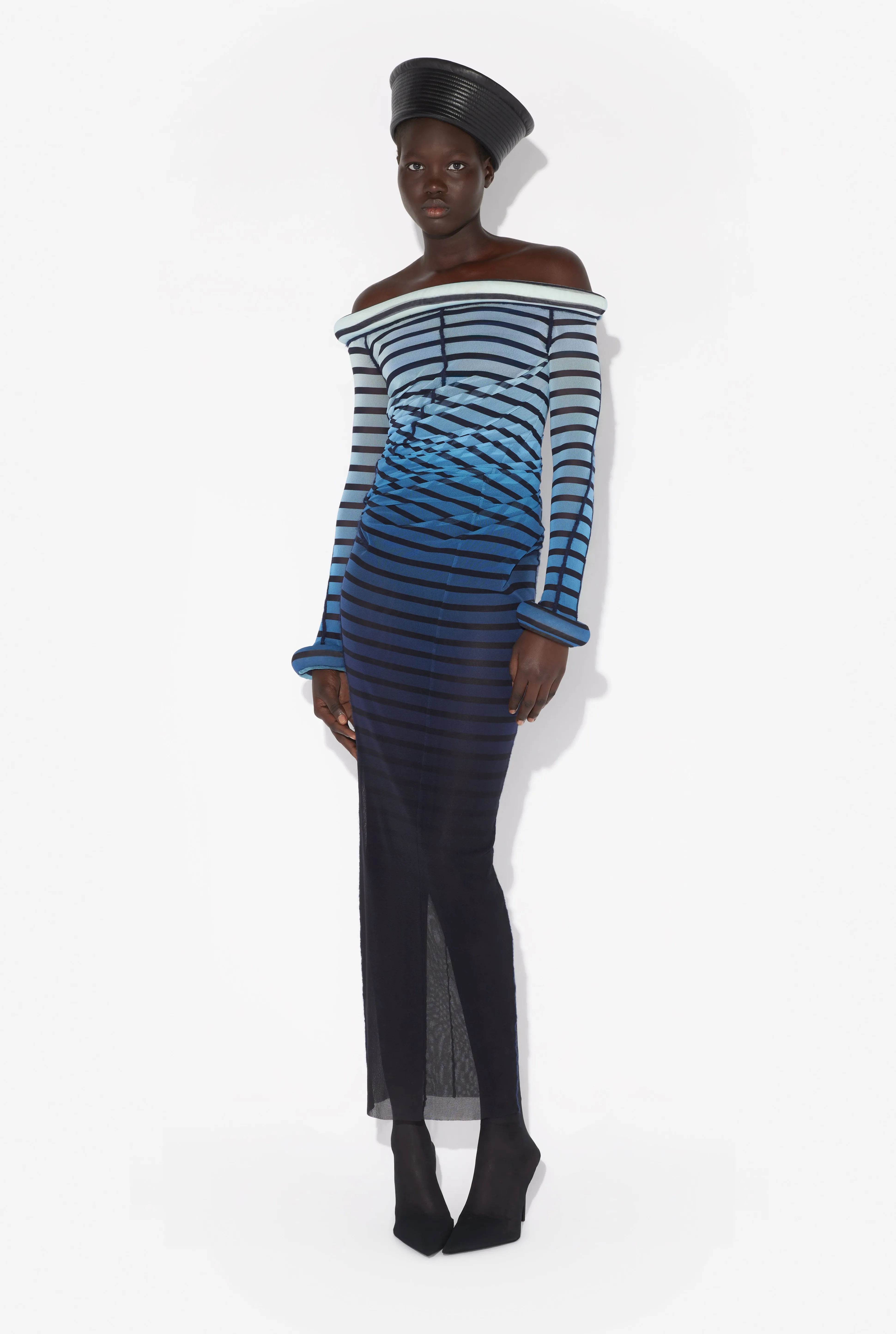 Jean Paul Gaultier The Long 3D Striped Dress> Prints | Dresses And Skirts