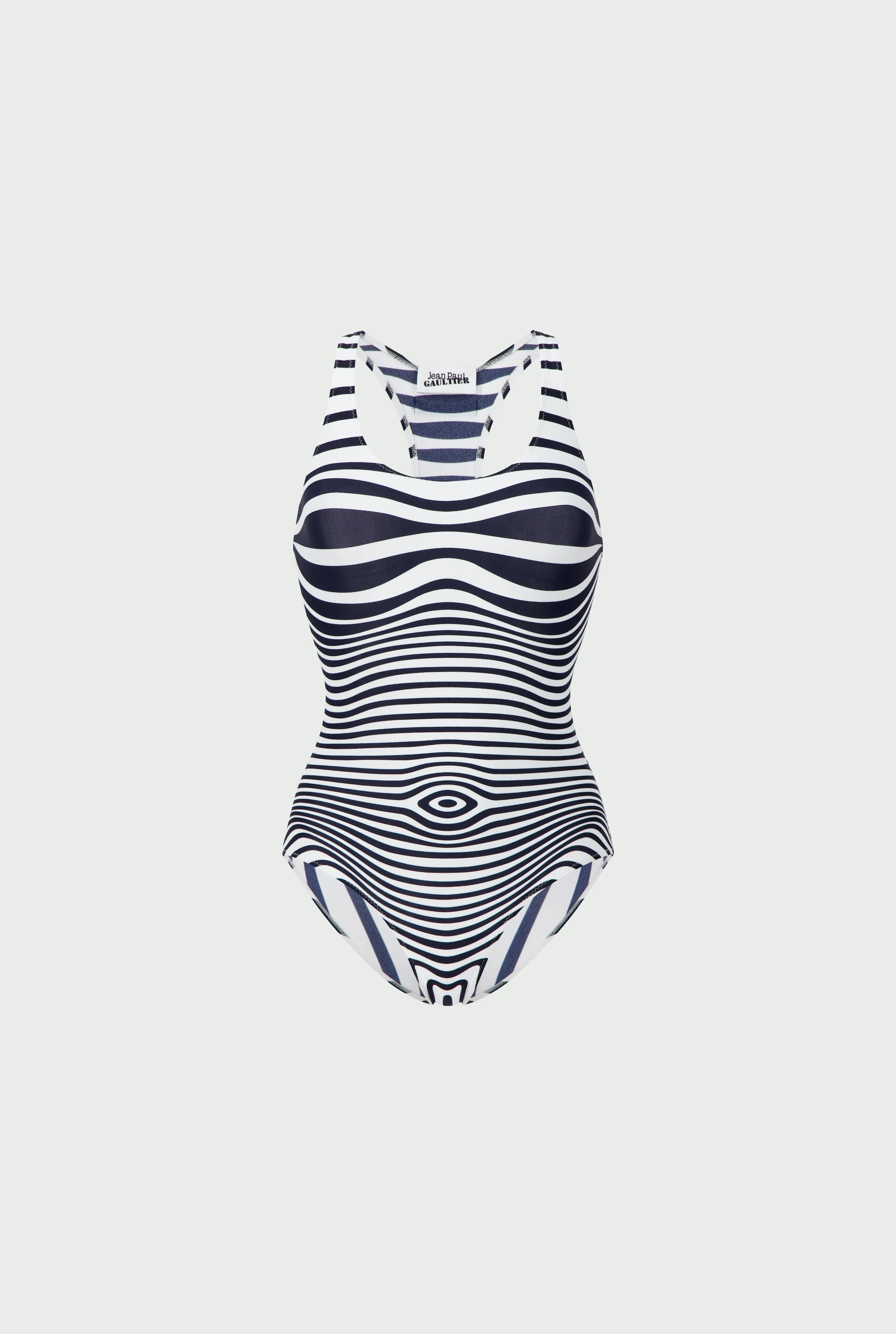 Jean Paul Gaultier The Navy Blue Body Morphing Swimsuit> Iconic Prints