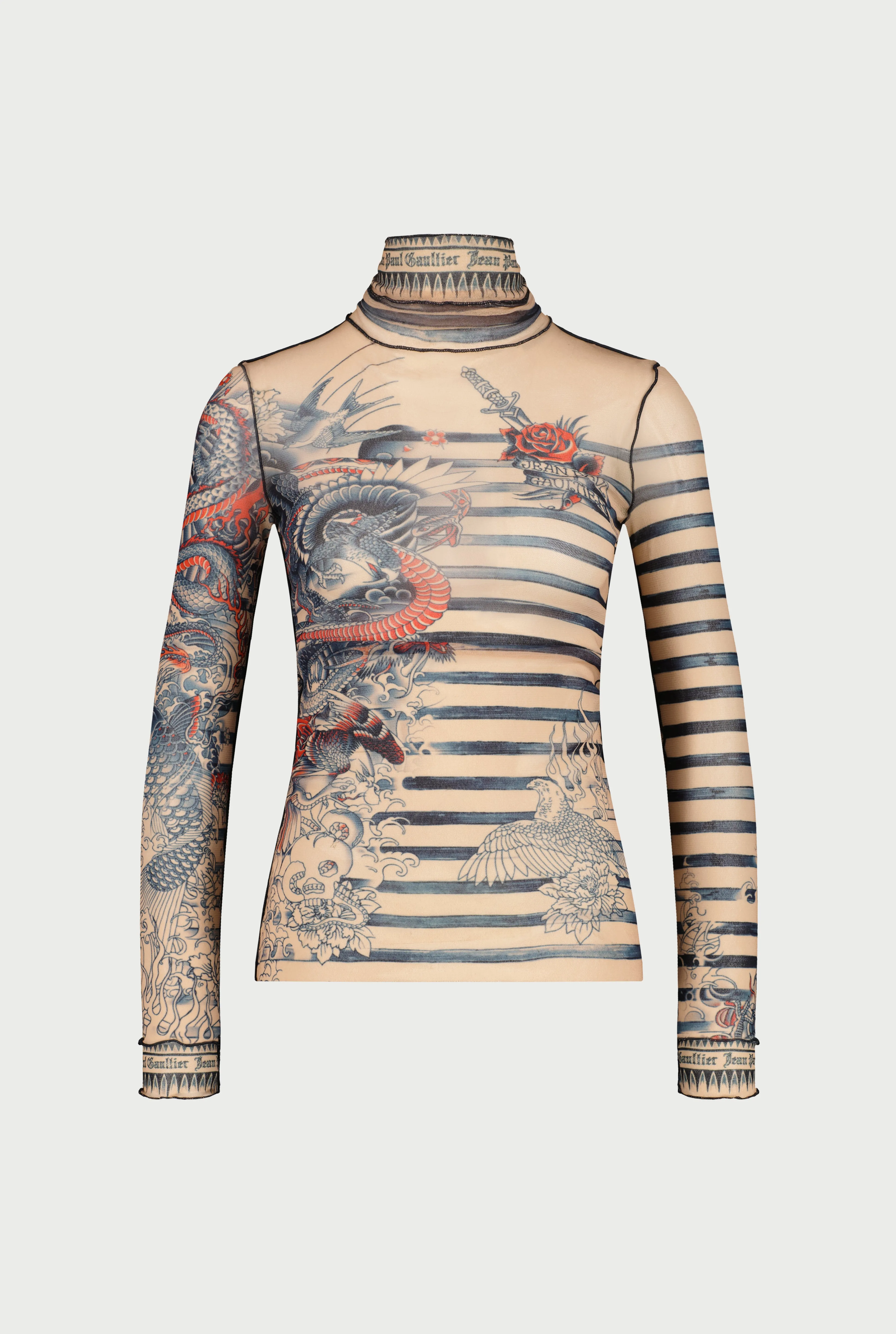 Jean Paul Gaultier The Nude Sailor Tattoo Top> Iconic Prints