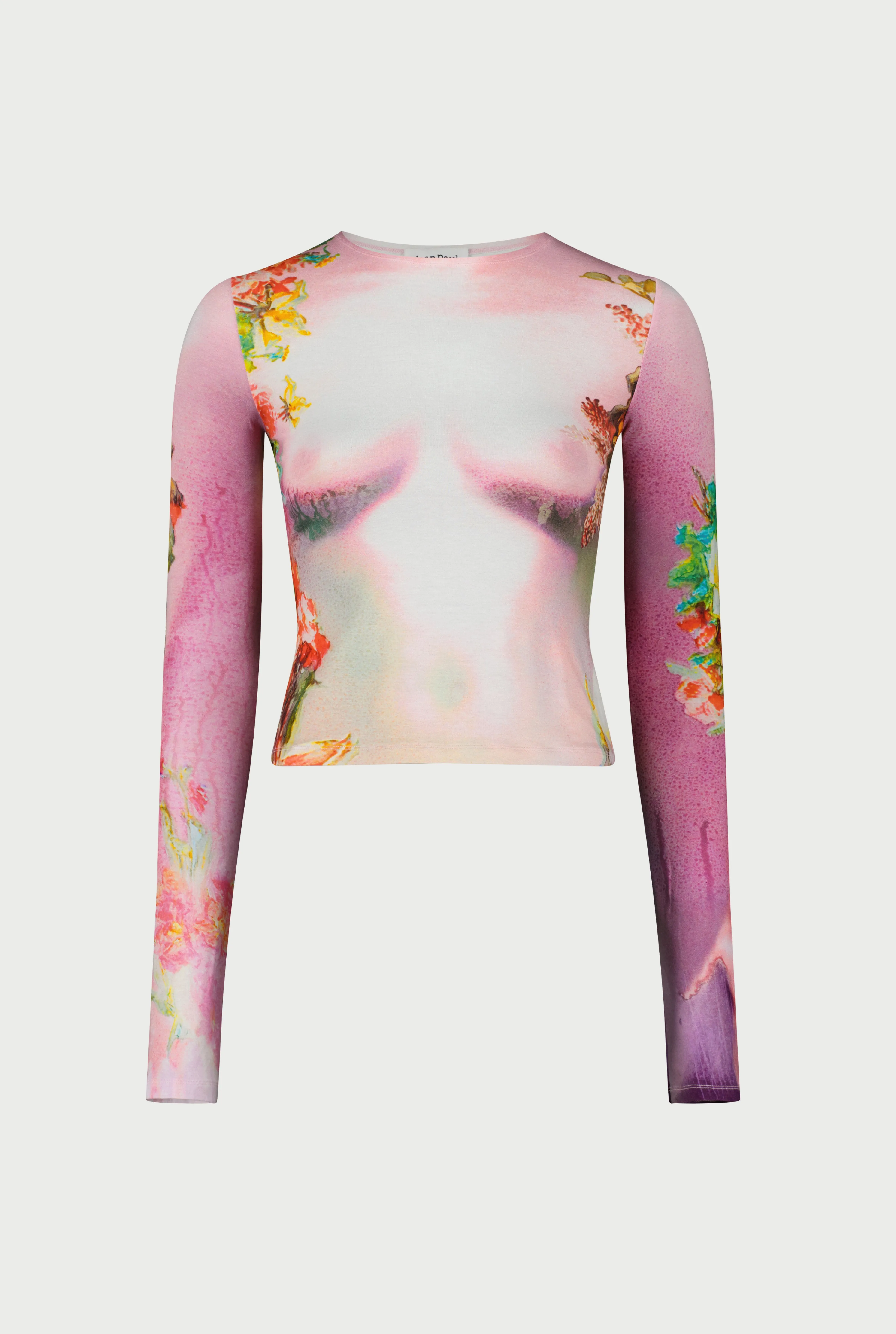 Jean Paul Gaultier The Pink Body Flower Top> Iconic Prints