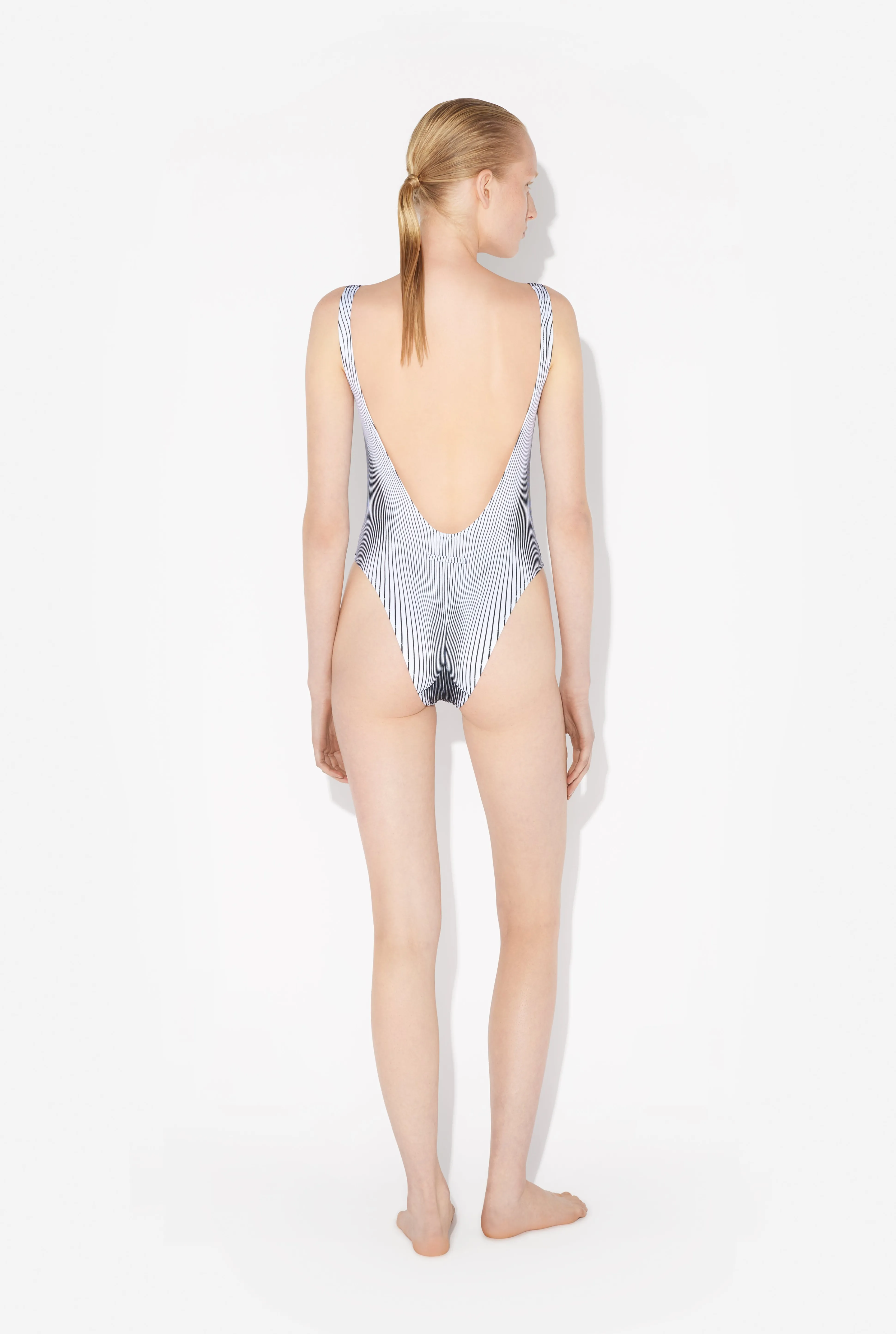 Jean Paul Gaultier The Pinstripe Body Morphing Swimsuit> Swimwear | Spring 25