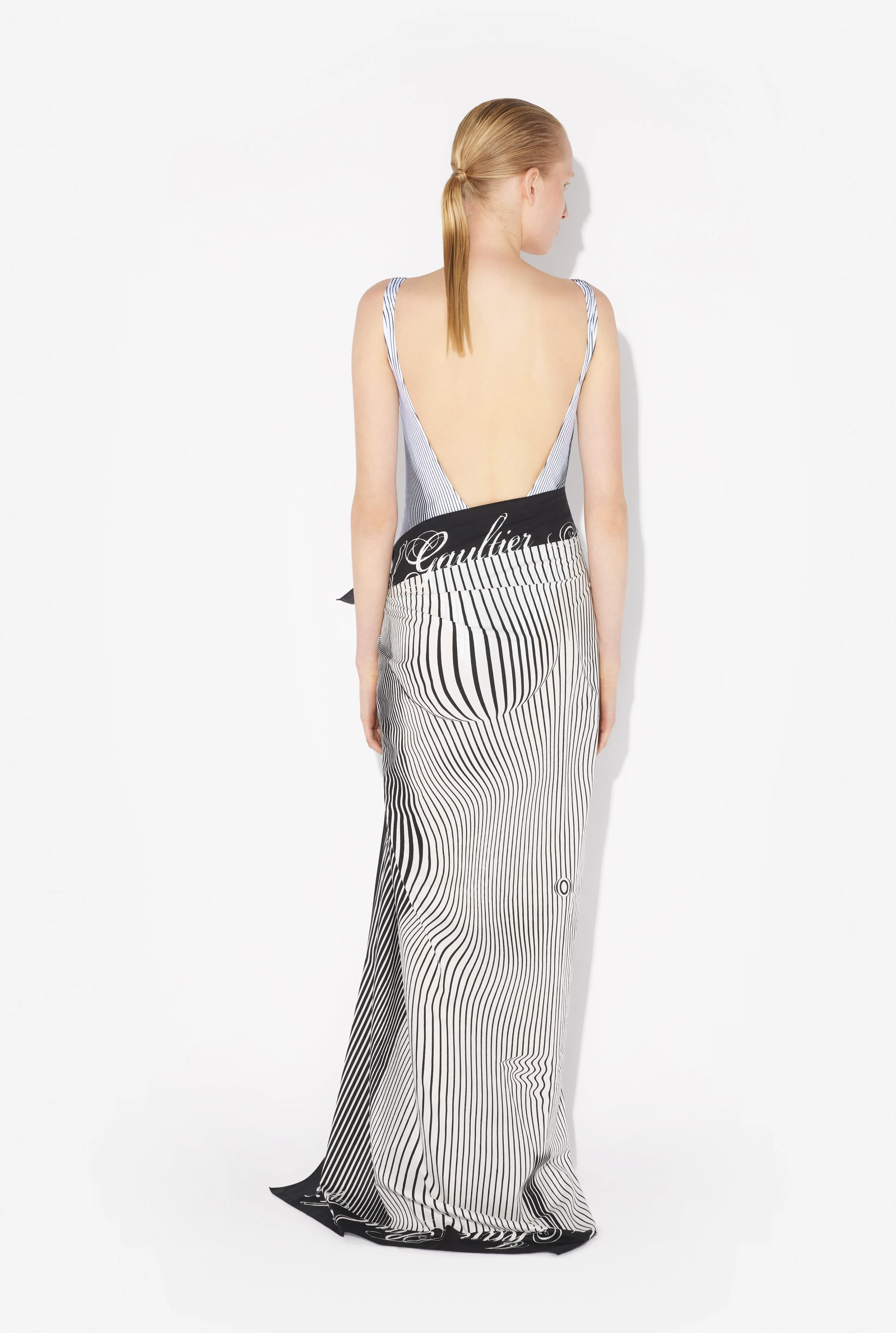 Jean Paul Gaultier The Pinstripes Body Morphing Sarong> Swimwear | Accessories