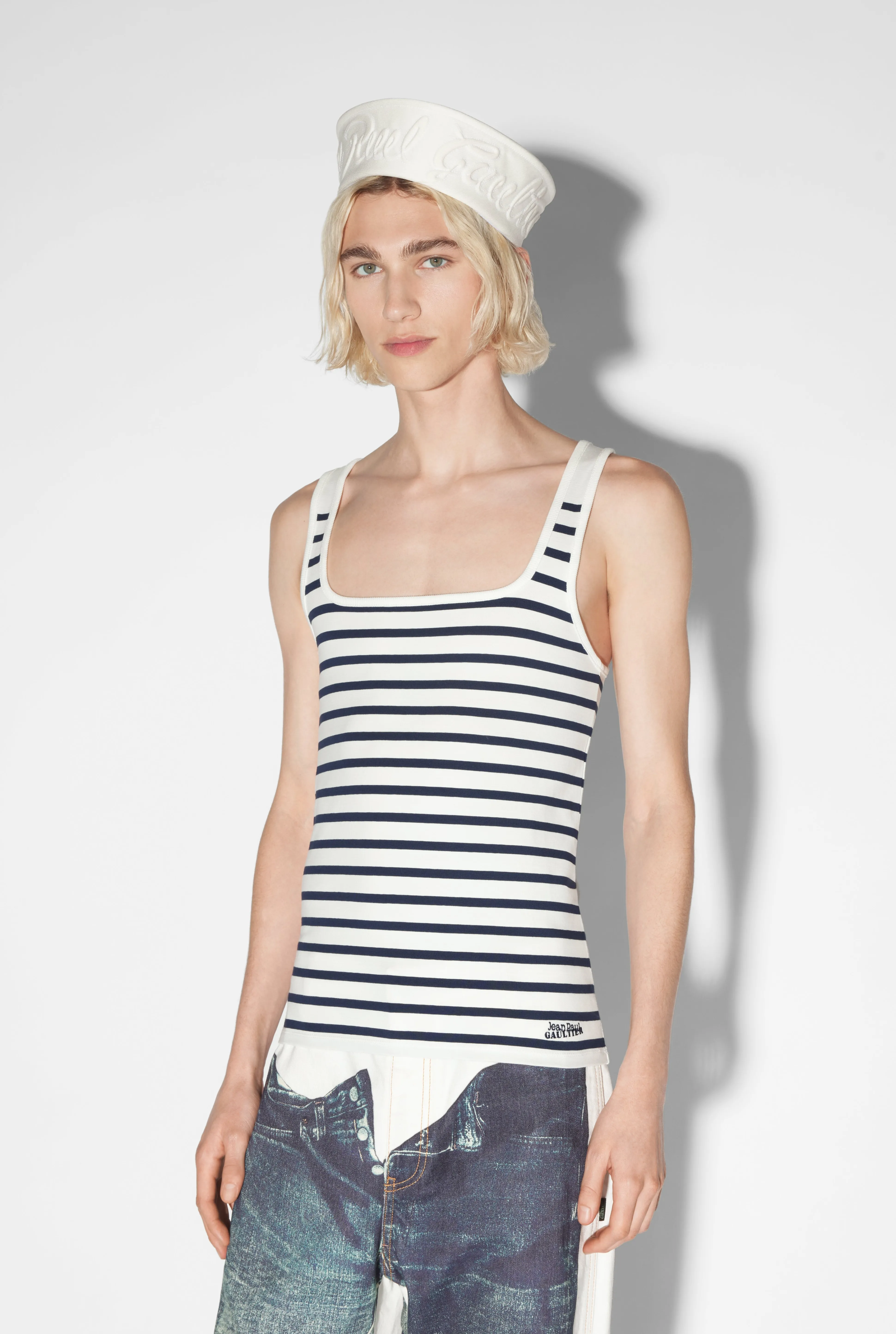 Jean Paul Gaultier The Sailor Tank Top for Him> Marinières