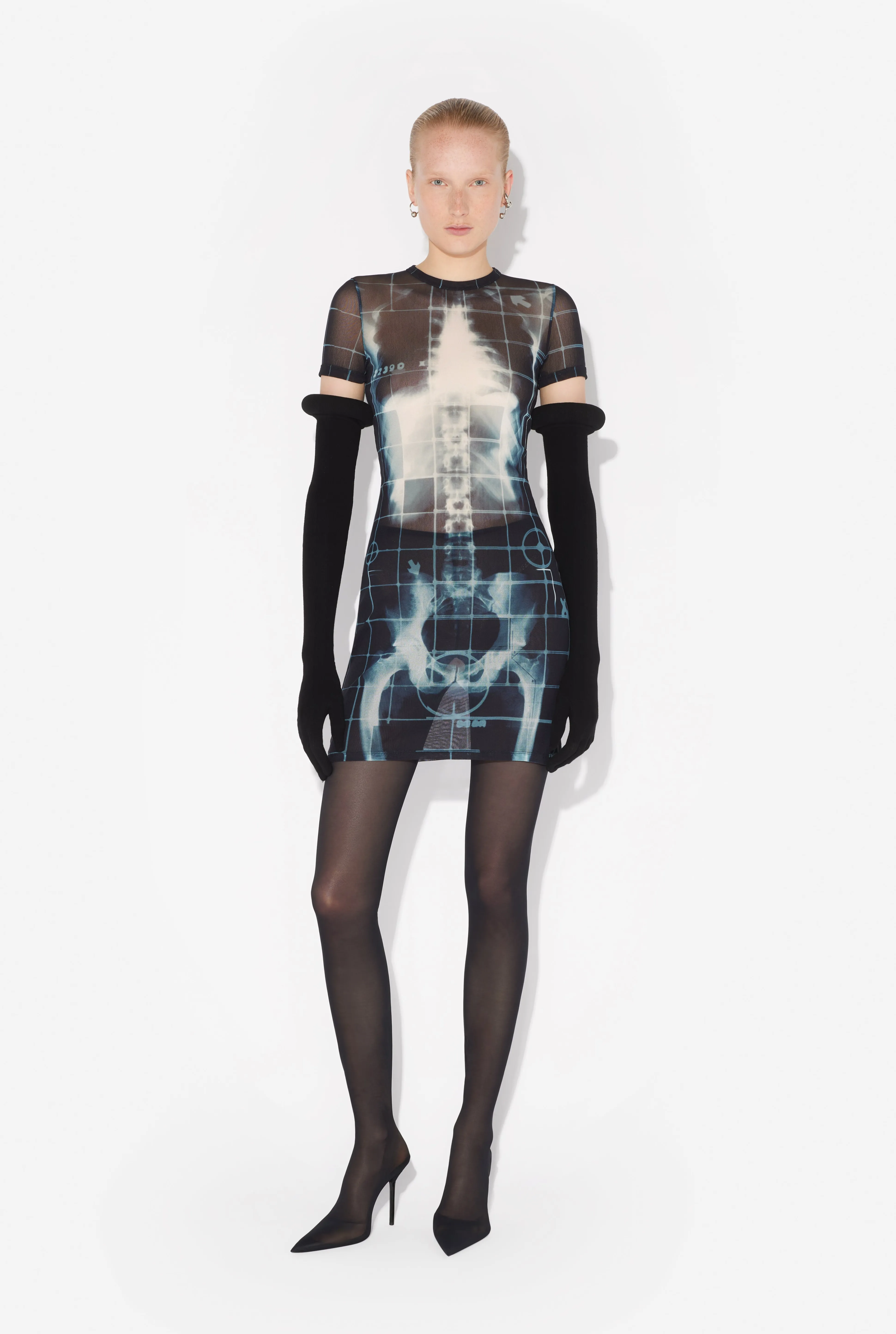 Jean Paul Gaultier The Short Black Squeletor Dress> Prints | Dresses And Skirts