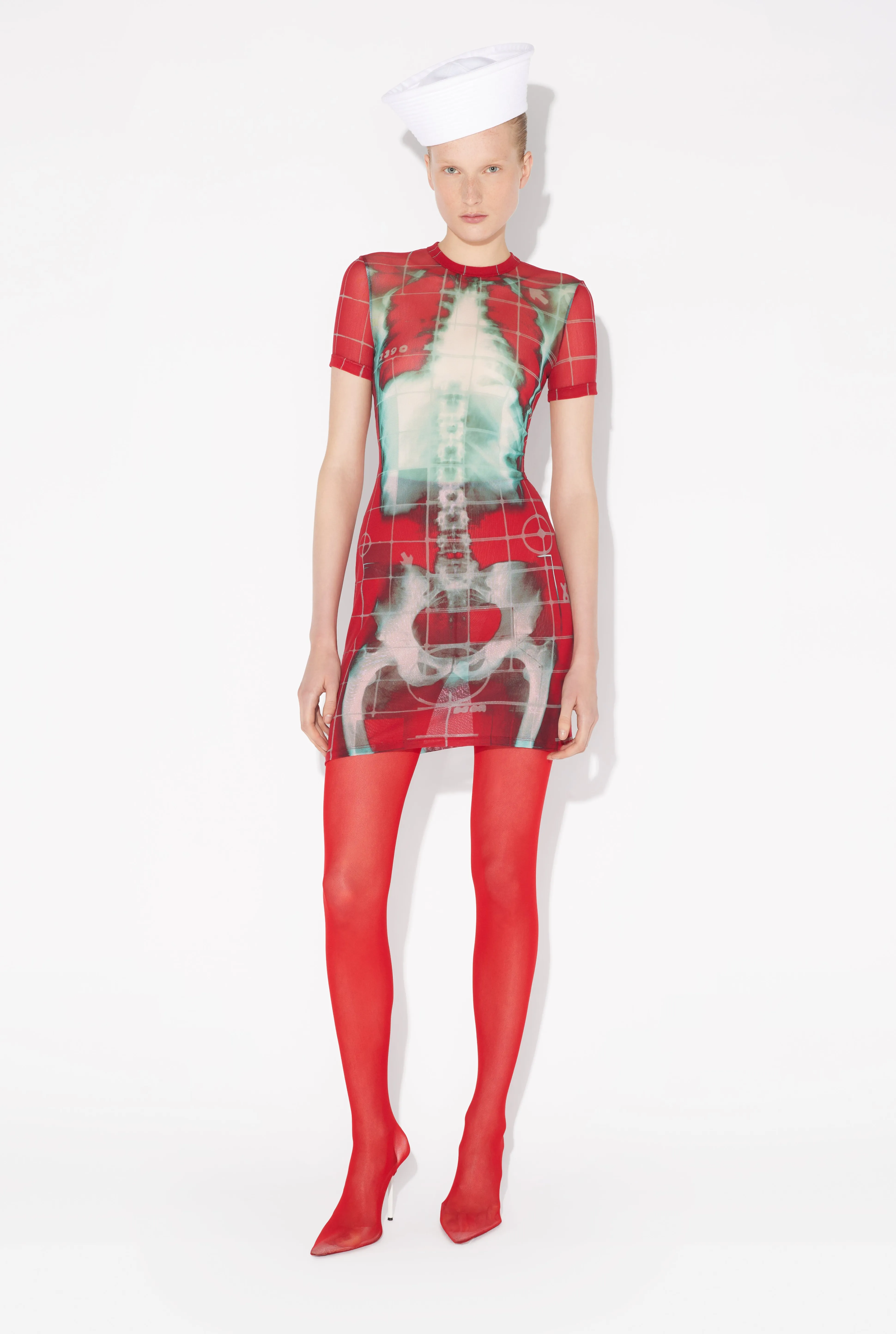 Jean Paul Gaultier The Short Red Squeletor Dress> Prints | Dresses And Skirts