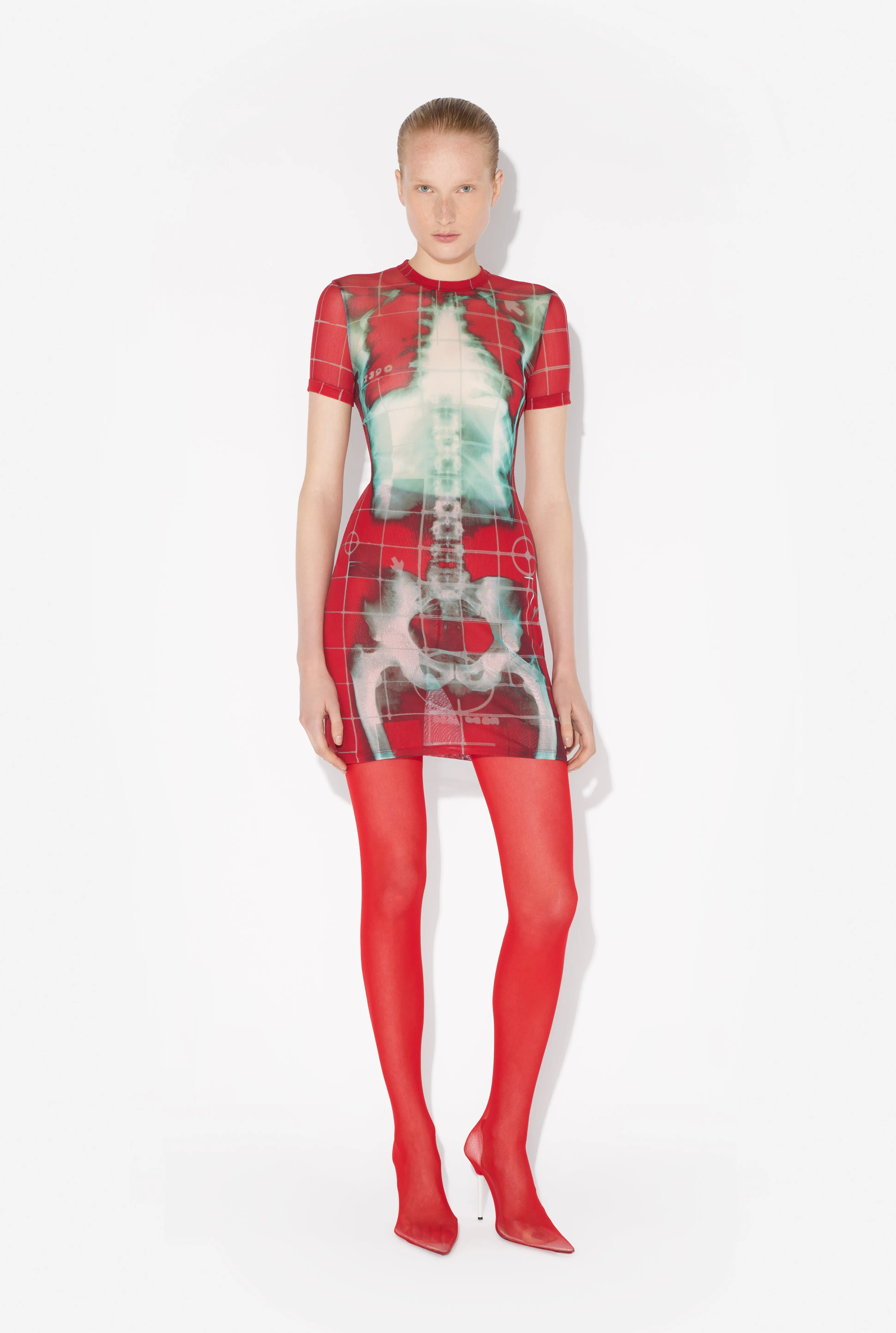 Jean Paul Gaultier The Short Red Squeletor Dress> Prints | Dresses And Skirts