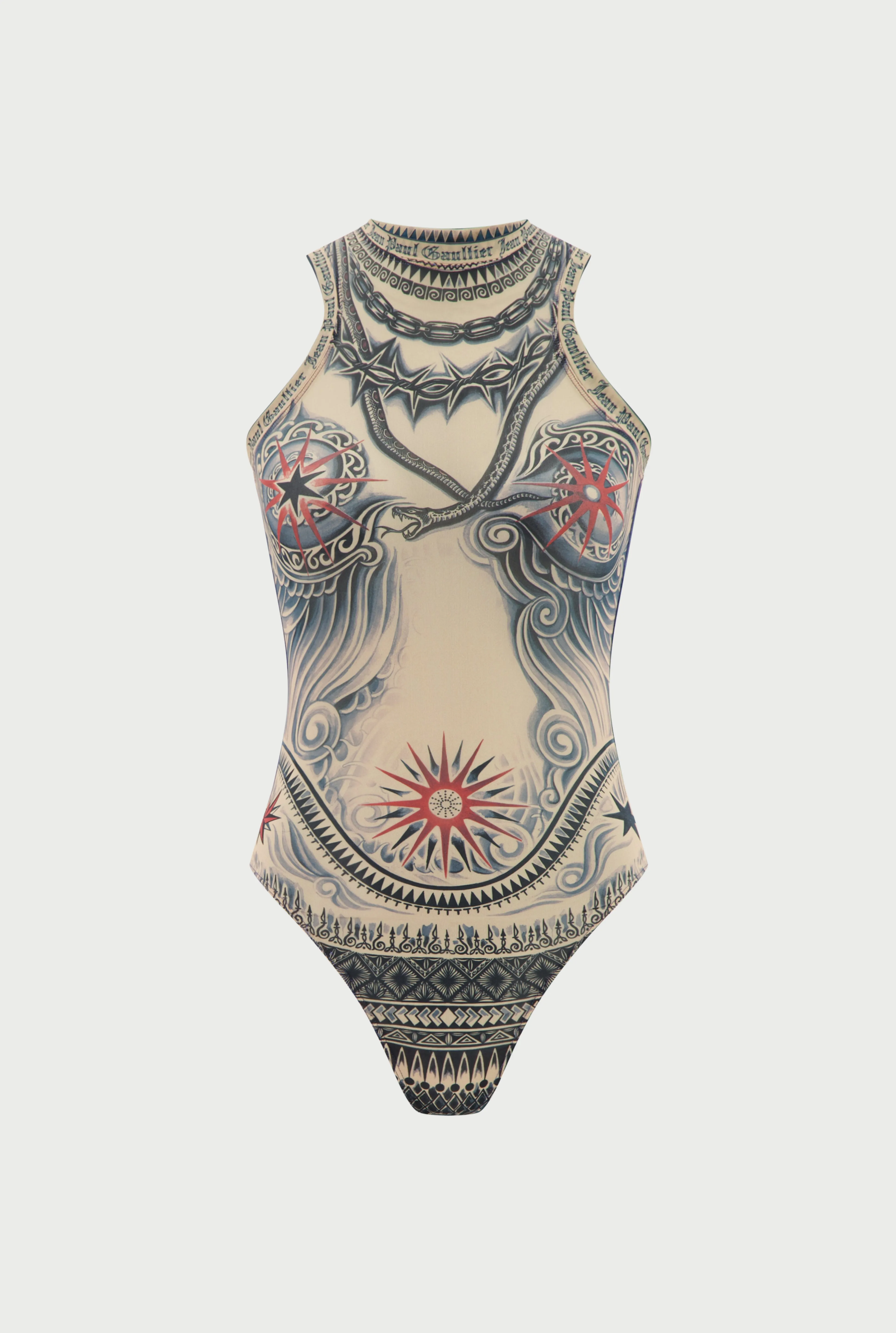 Jean Paul Gaultier The Sun Tattoo Bodysuit> Iconic Prints