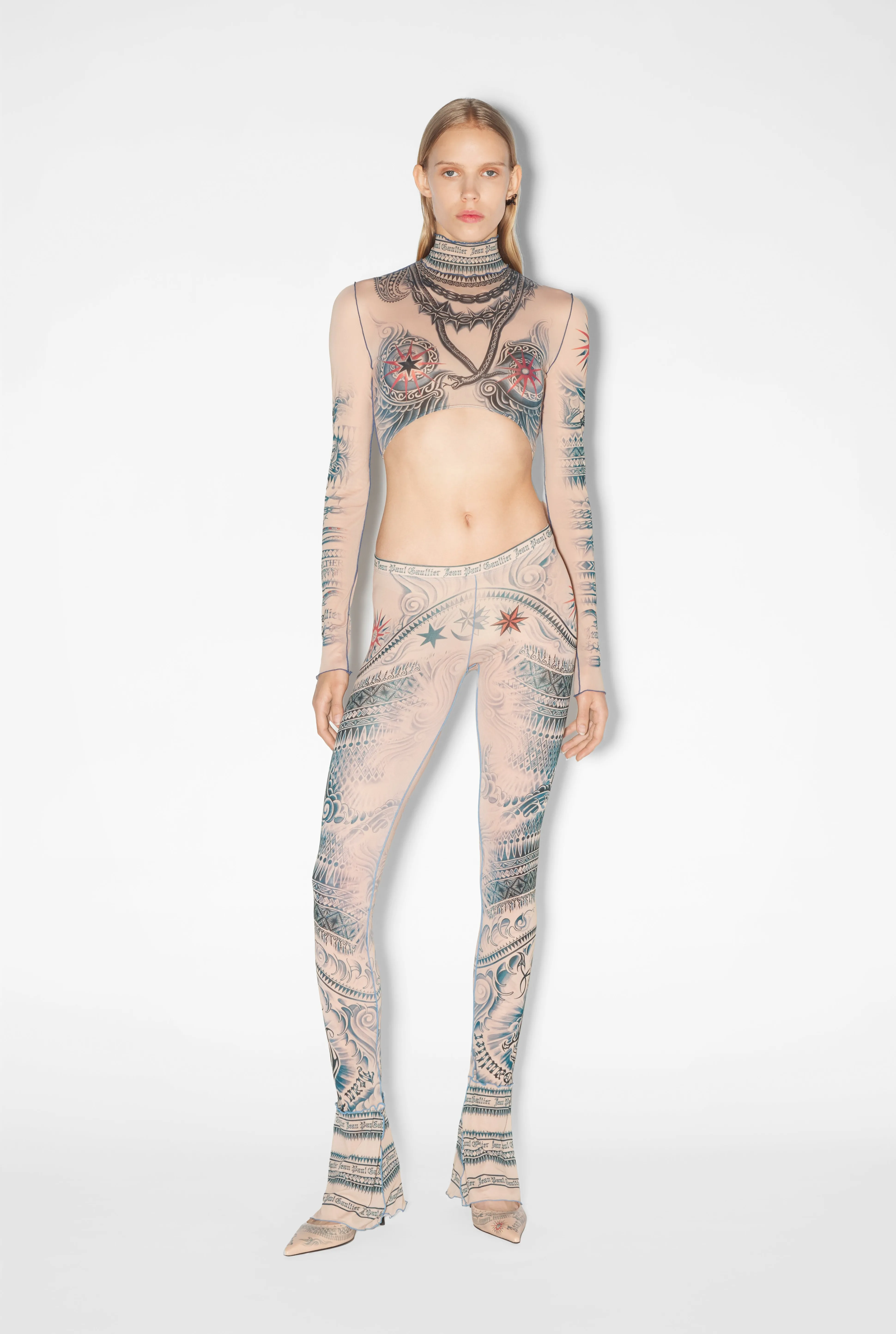 Jean Paul Gaultier The Sun Tattoo Pants> Iconic Prints