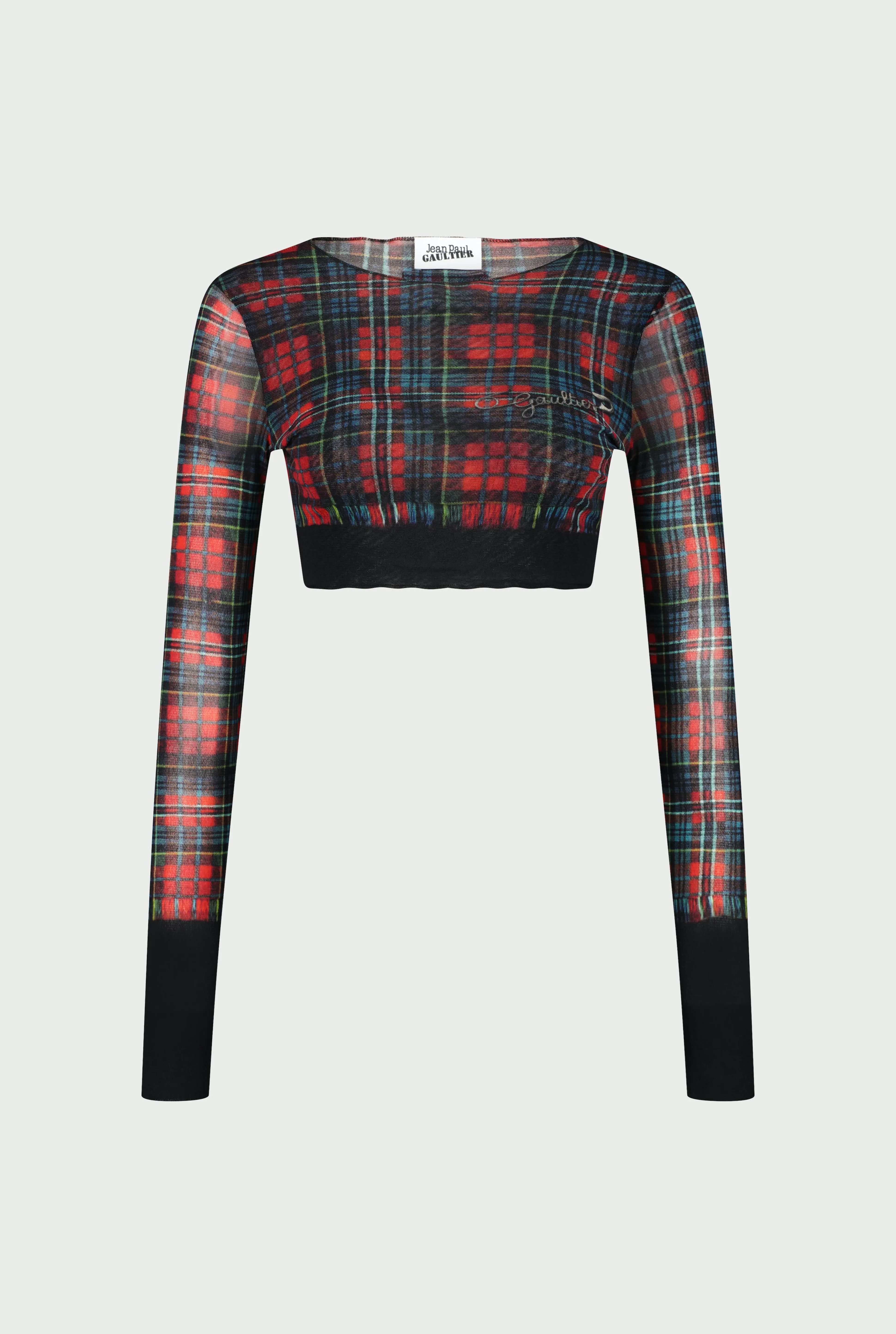 Jean Paul Gaultier The Tartan Crop Top> Iconic Prints