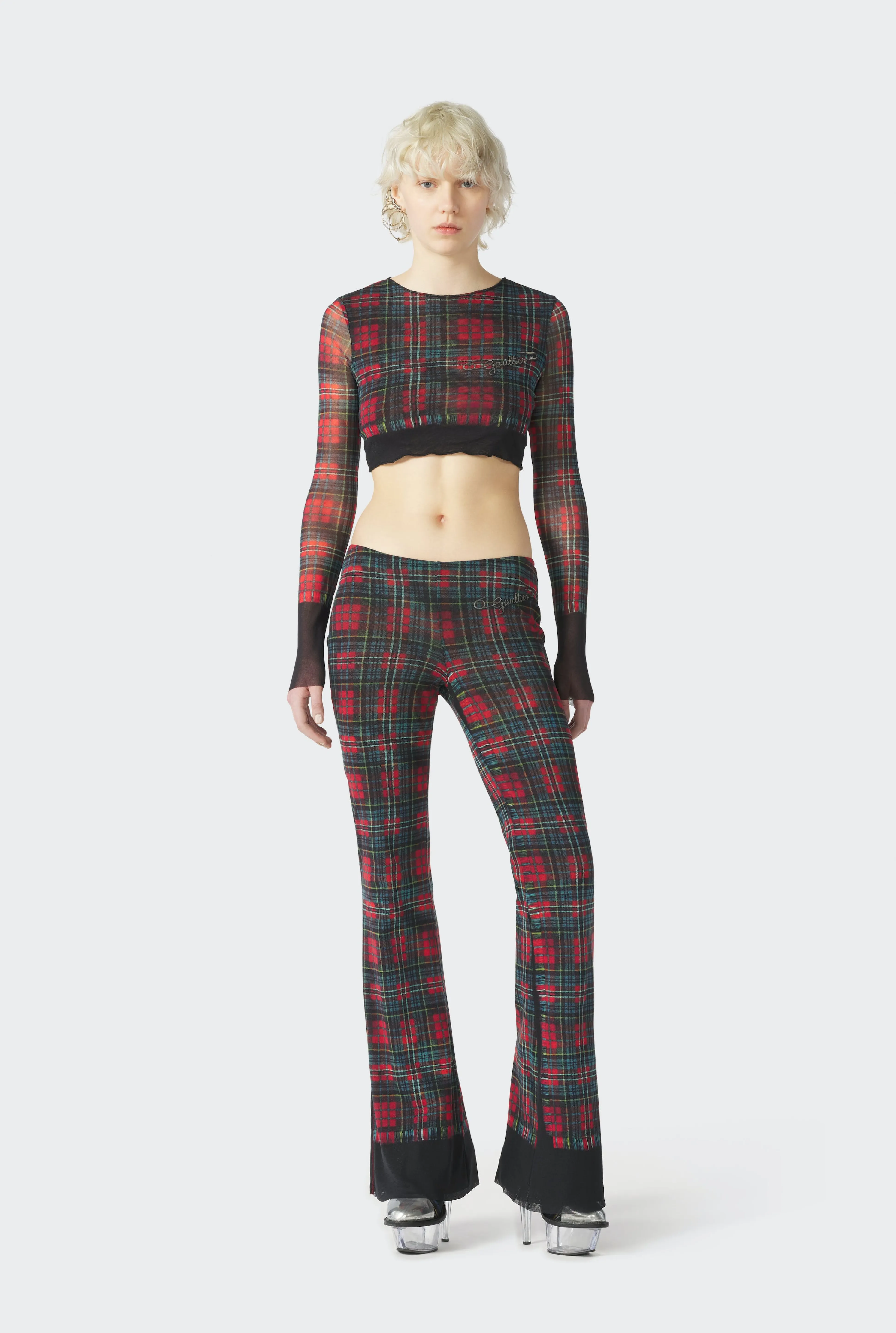 Jean Paul Gaultier The Tartan Crop Top> Iconic Prints