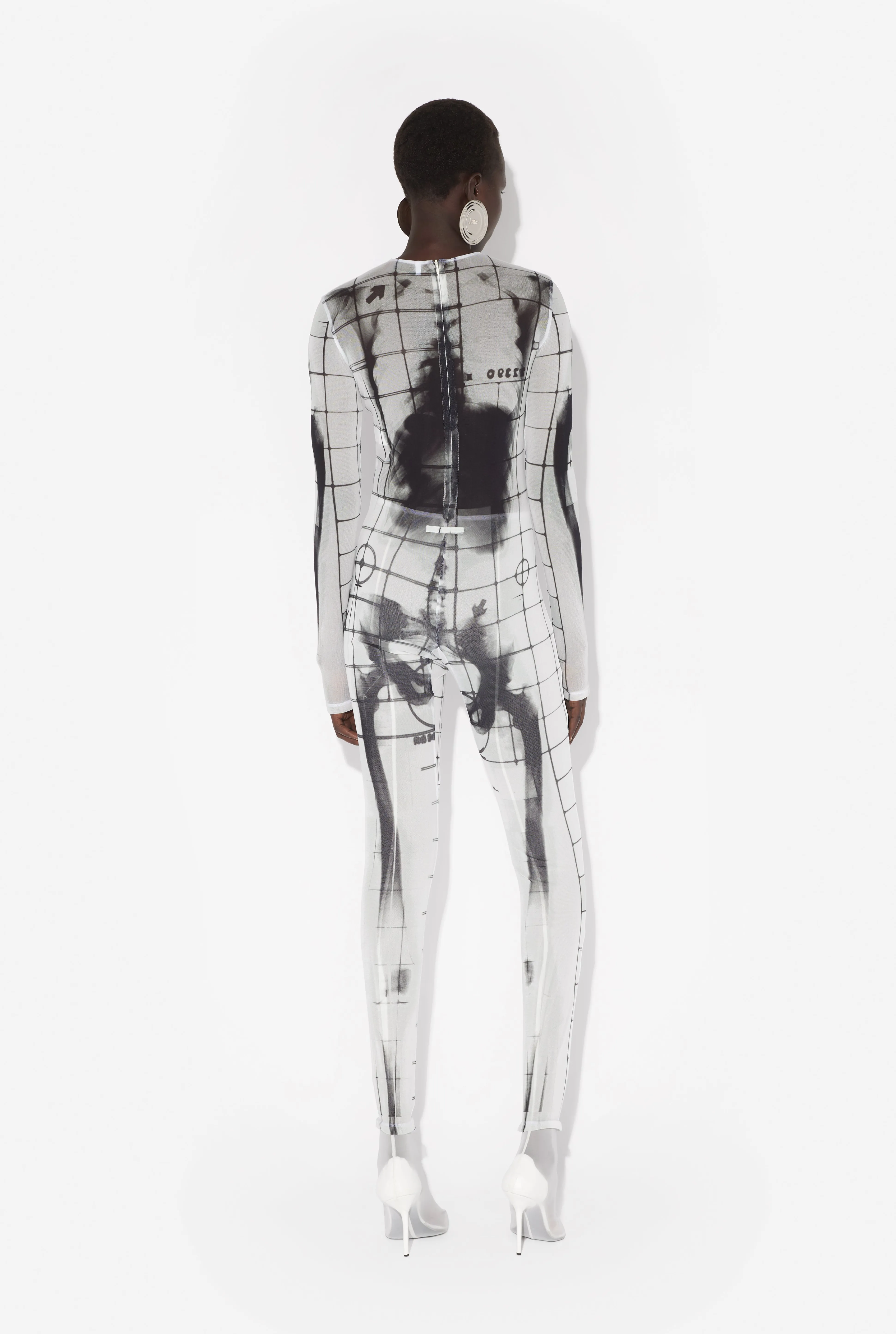 Jean Paul Gaultier The White Squeletor Jumpsuit> Prints | Trousers