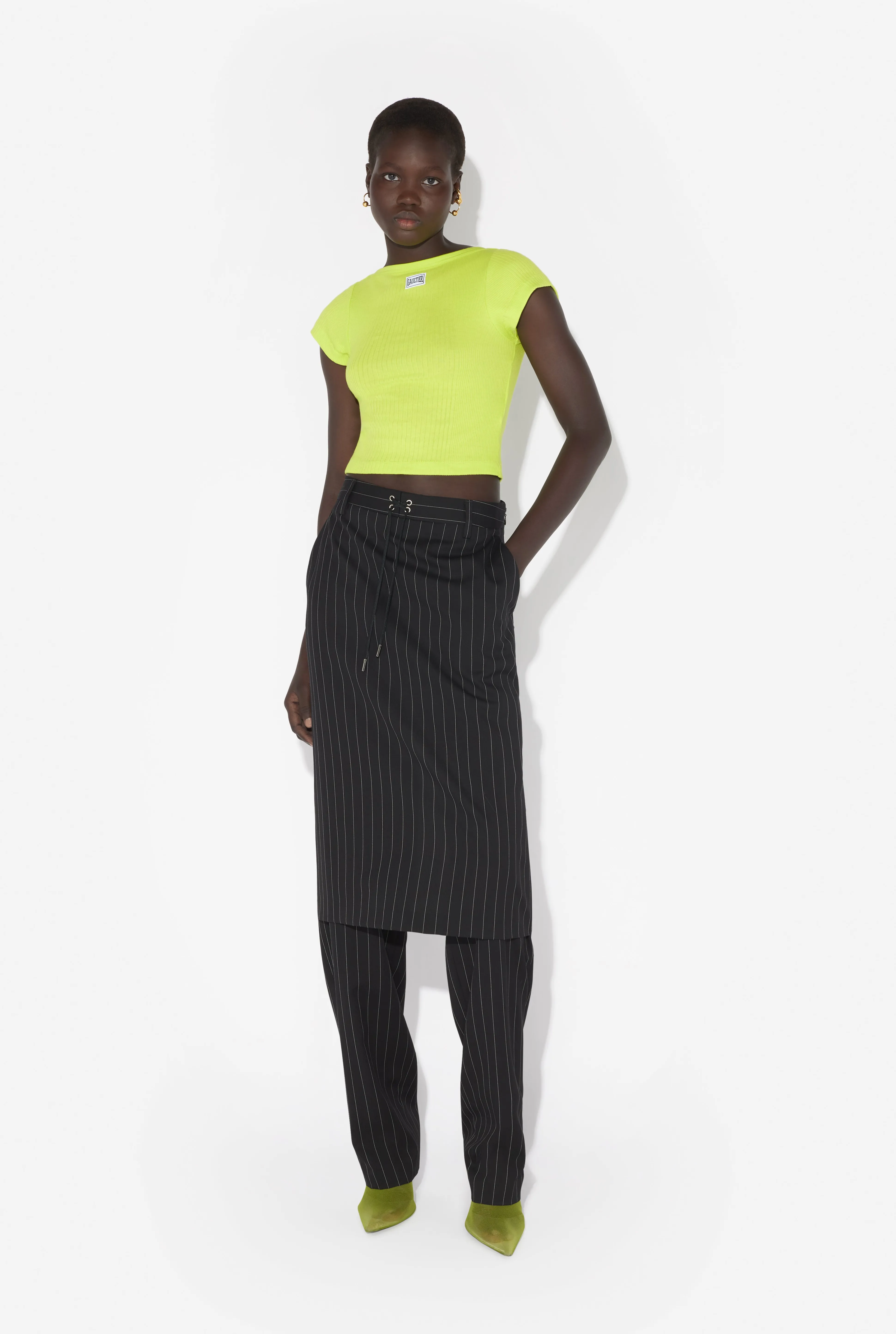 Jean Paul Gaultier The Yellow Patch T-Shirt> T-shirts And Sweatshirts | Spring 25